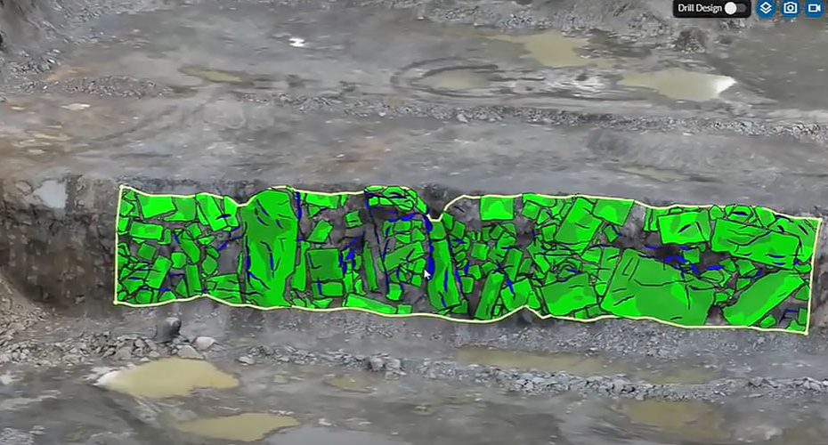 Trimble AI Powered Rock Mass Analysis