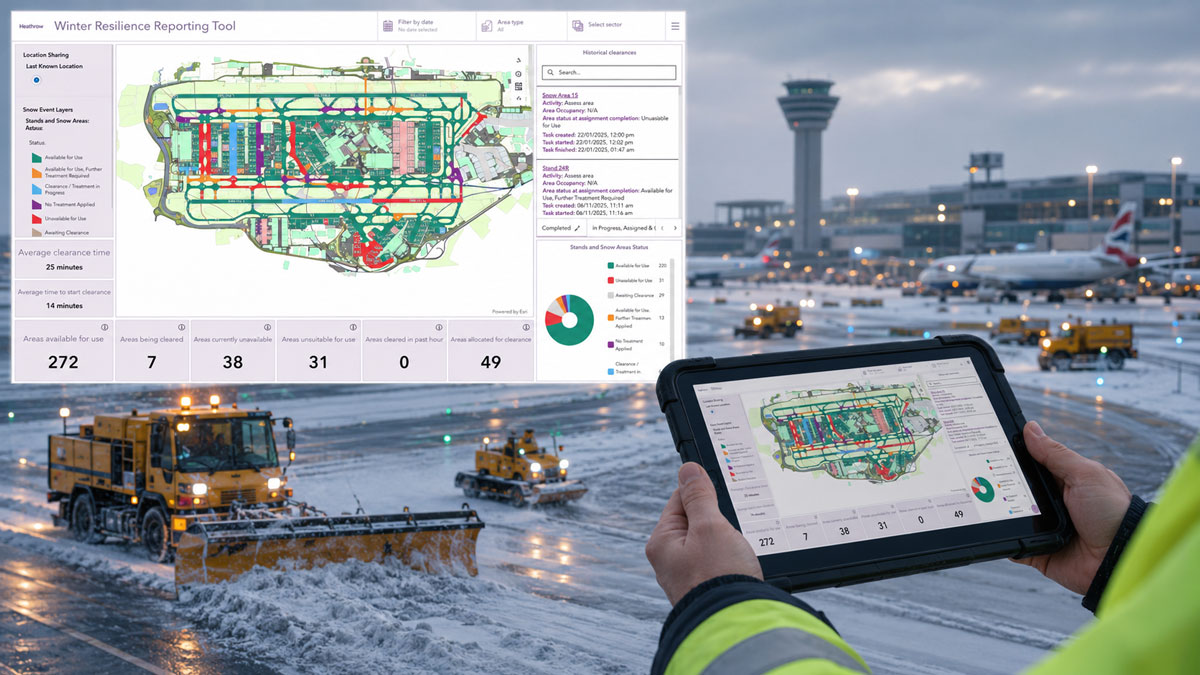 Heathrow Deploys Enterprise GIS Platform to Transform Airport Asset Management and Operations