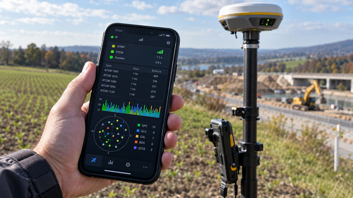 Navmatix destaca su aplicación gratuita NTRIP Checker para diagnosticar problemas con los flujos de correcciones RTK